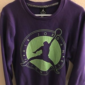 Purple Jordan Brand Sweatshirt